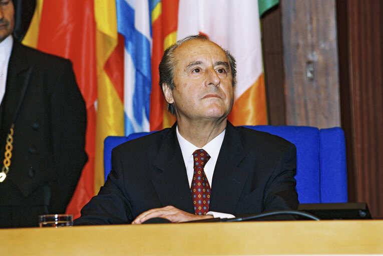 Fotogrāfija 11: The President of Austria makes an official visit to the EP in Strasbourg