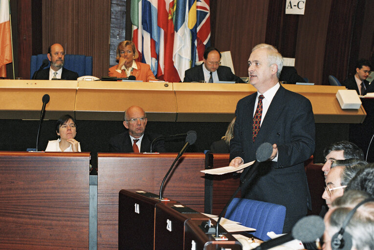 Foto 15: Plenary Session in Strasbourg. End of the Irish Presidency of the EU