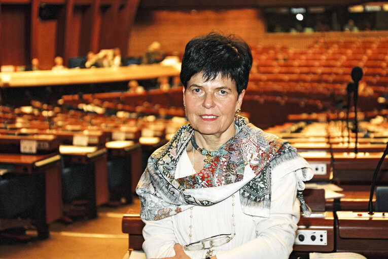 Suriet 11: MEP Renate Charlotte HEINISCH in Plenary Session in Strasbourg