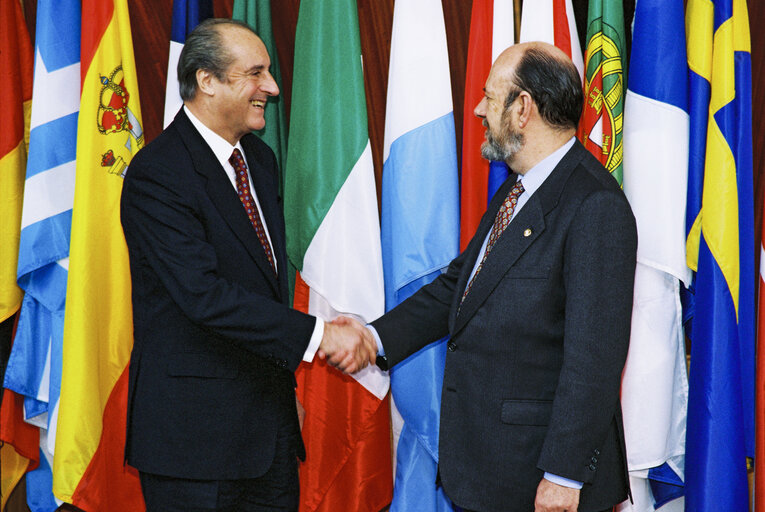 Fotogrāfija 9: The President of Austria makes an official visit to the EP in Strasbourg