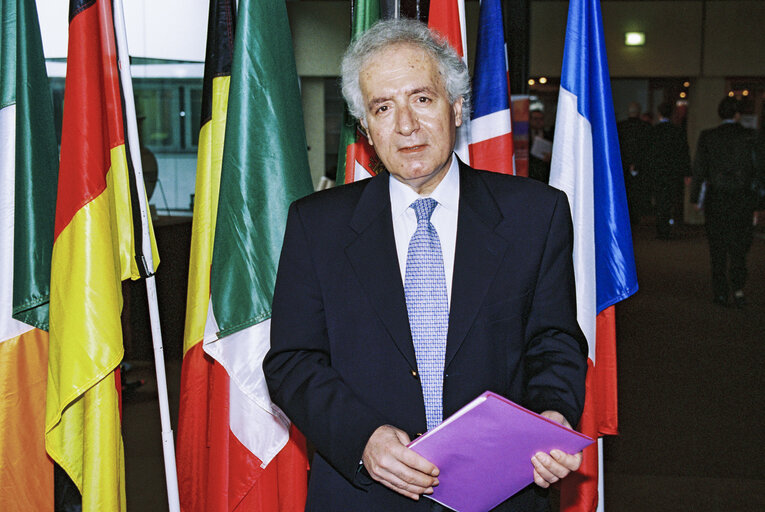 Portrait of MEP Nikolaos PAPAKYRIAZIS in Strasbourg