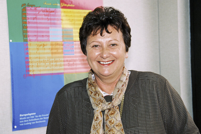 Fotografi 3: MEP Hilde HAWLICEK at the European Parliament in Brussels