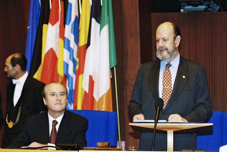 Fotogrāfija 6: The President of Austria makes an official visit to the EP in Strasbourg