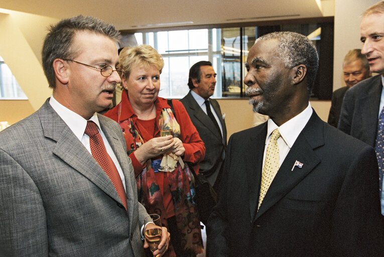 Fotografie 7: Reception for Thabo MBEKI, President of South Africa at the European Parliament in Strasbourg.