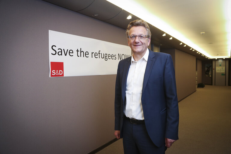 Foto 12: Dietmar KOSTER in the European Parliament in Brussels