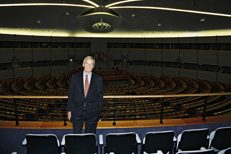 Portrait of MEP Doeke EISMA in Brussels