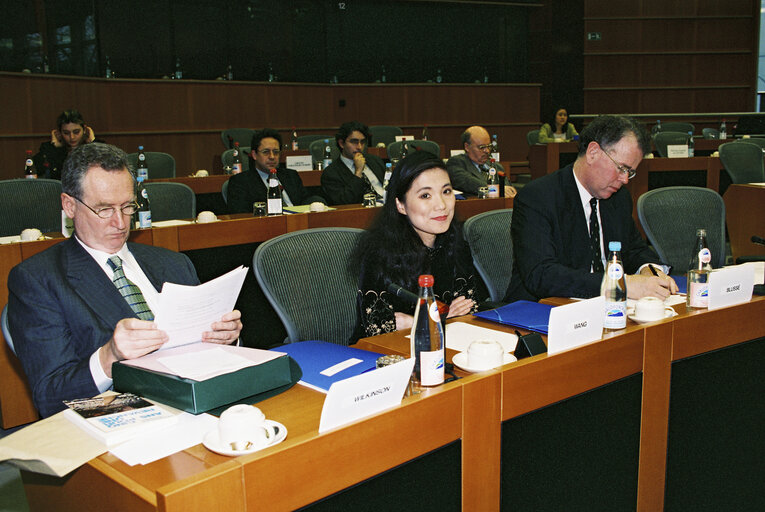 Photo 5: Meeting of the Delegation for relations with the People's Republic of China