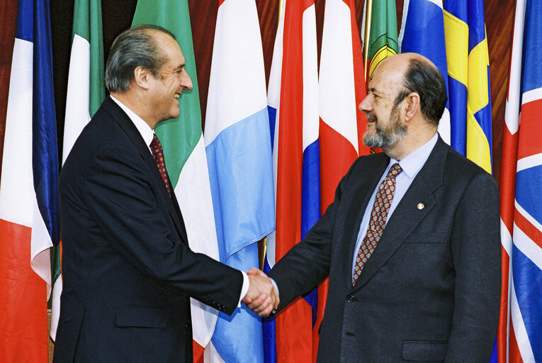 Fotogrāfija 4: The President of Austria makes an official visit to the EP in Strasbourg