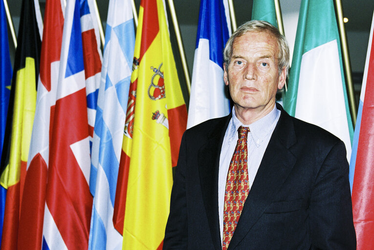 Portrait of MEP Doeke EISMA in Brussels