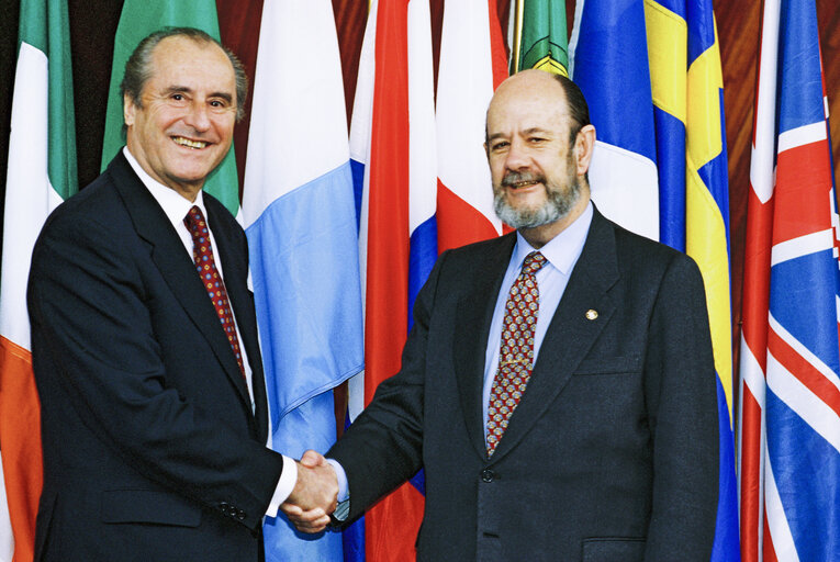 Fotogrāfija 10: The President of Austria makes an official visit to the EP in Strasbourg