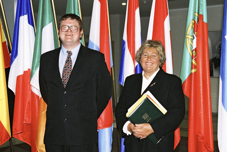 Foto 3: MEP Angela BILLINGHAM at the European Parliament in Brussels