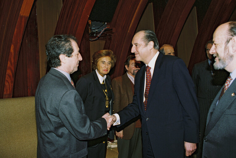 Fotogrāfija 34: The President of Austria makes an official visit to the EP in Strasbourg