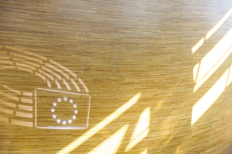 Photo 31: General view of EP building - Architectural details - EP Logo