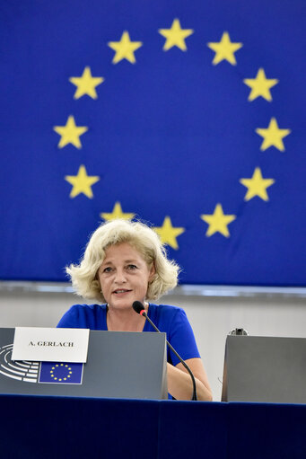 Fotografia 9: Open Day of the European institutions 2017 - Strasbourg -   Debate with citizens