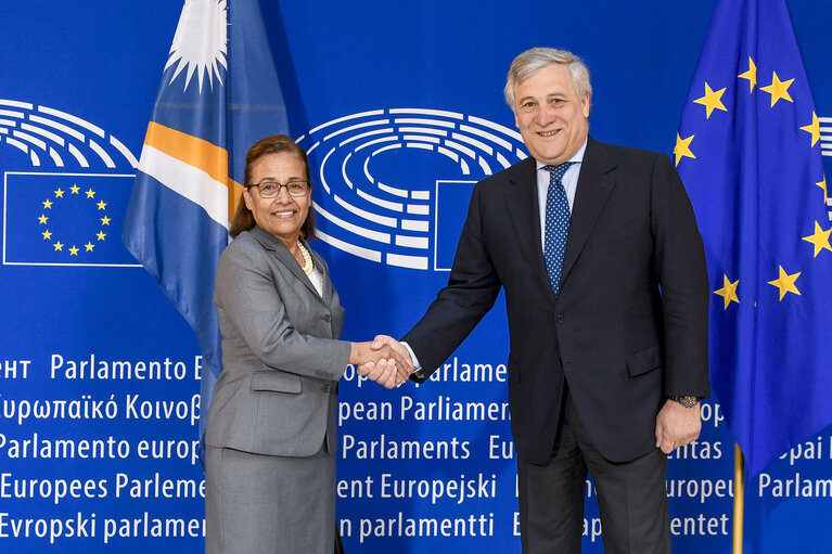 Fotografie 1: Official visit of President of the Republic of the Marshall Islands to the European Parliament in Strasbourg