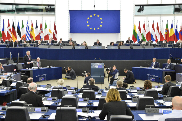 Nuotrauka 45: Plenary session week 20 2017 in Strasbourg - Conclusions of the European Council meeting of 29 April 2017 - European Council and Commission statements