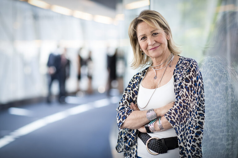 Valokuva 5: Inmaculada RODRÍGUEZ-PIÑERO FERNÁNDEZ in the European Paliament in Brussels