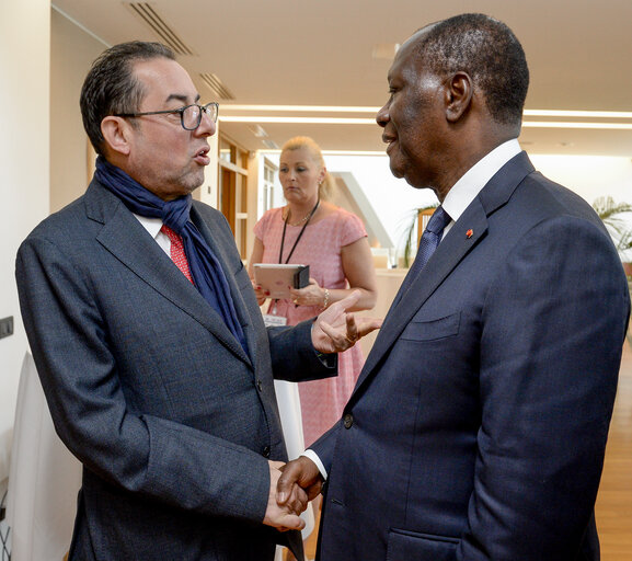 Fotagrafa 3: Gianni PITTELLA meets with H.E. Alassane OUATTARA, President of the Republic of Côte d'Ivoire