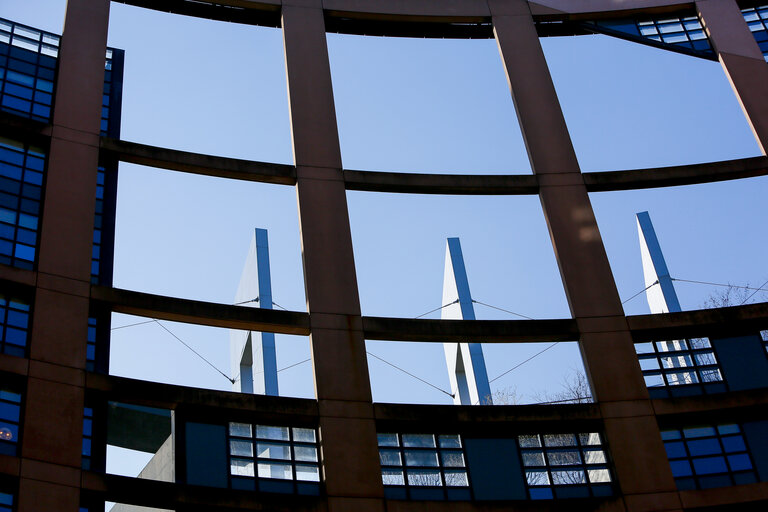 Fotografie 2: General views of EP building in Strasbourg