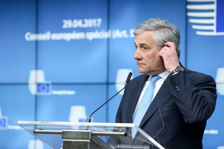 Zdjęcie 11: Special European Council meeting ( Article 50 )- Press Conference