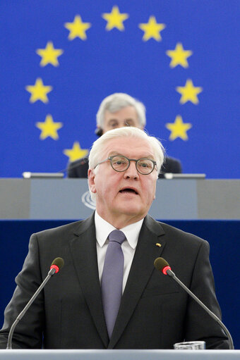 Fotografie 10: Official visit of the President of the Federal Republic of Germany. Plenary session Week 14 2017 in Strasbourg