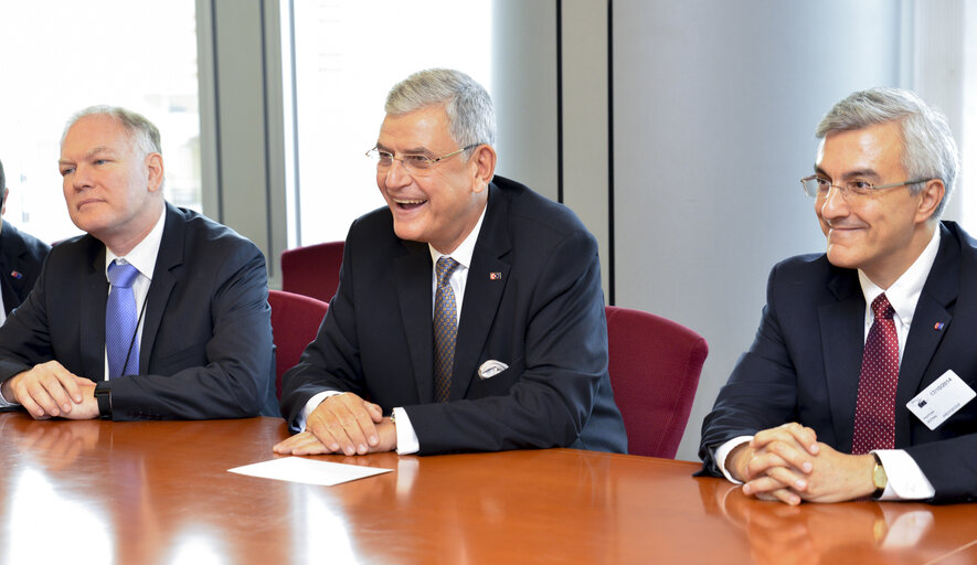 Fotogrāfija 2: Meeting with Volkan BOZKIR, minister for EU Affairs of Turkey