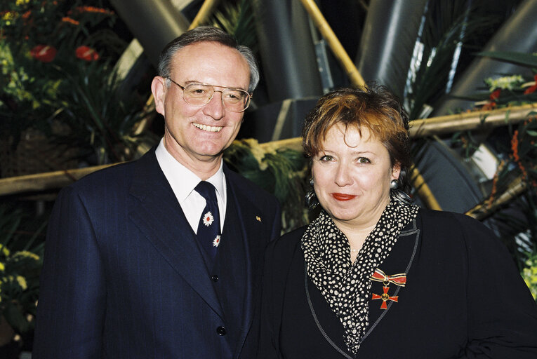 Nuotrauka 16: German MEPs are awarded the German 'Verdienstkreuz' (Merit Cross of the Federal Republic of Germany)