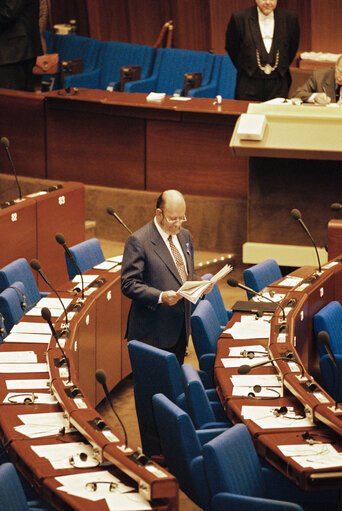 Photo 1 : Plenary Session in Strasbourg. Election of the President of the European Parliament