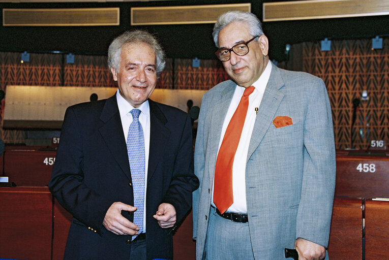 Portrait of MEP Nikolaos PAPAKYRIAZIS in Strasbourg