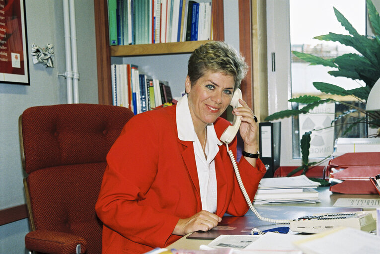 MEP Lissy GRONER in Brussels