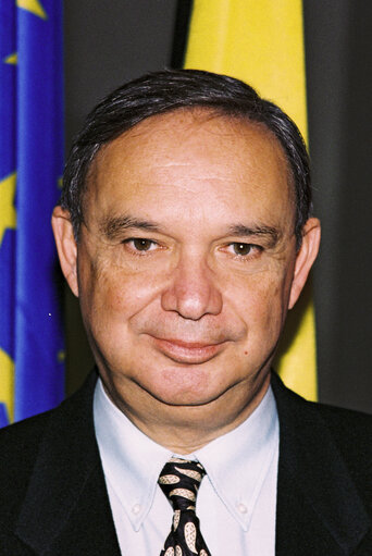 Portrait of Mep Fernando FERNANDEZ MARTIN at the European Parlimant in Brussels