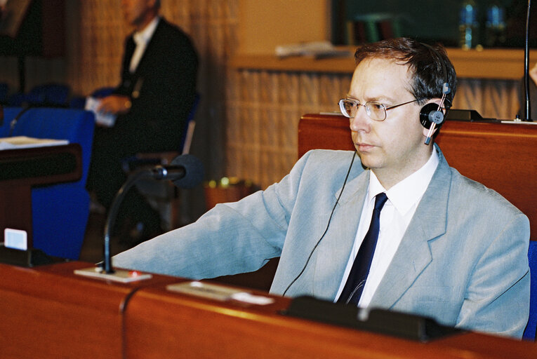 MEP Eric PINEL in Strasbourg