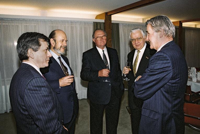 Reception with former EP Presidents