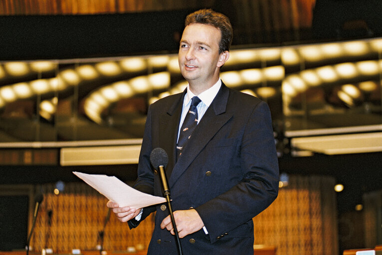 Foto 5: MEP Karl HABSBURG-LOTHRINGEN at the European Parliament in Strasbourg