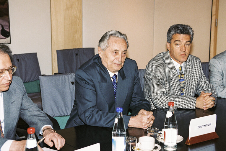 Fotografija 4: Meeting with the Speaker of the Chamber of Deputies of Romania at the European Parliament in Brussels