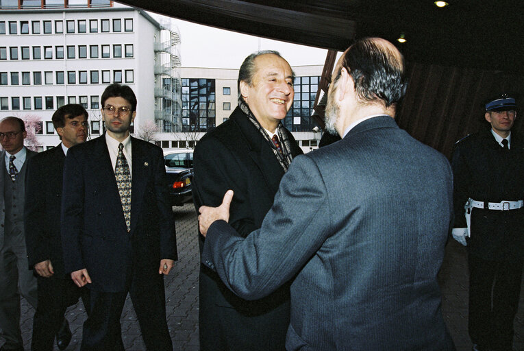 Fotogrāfija 30: The President of Austria makes an official visit to the EP in Strasbourg