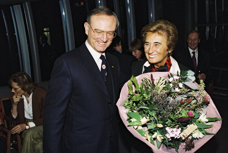 Nuotrauka 17: German MEPs are awarded the German 'Verdienstkreuz' (Merit Cross of the Federal Republic of Germany)