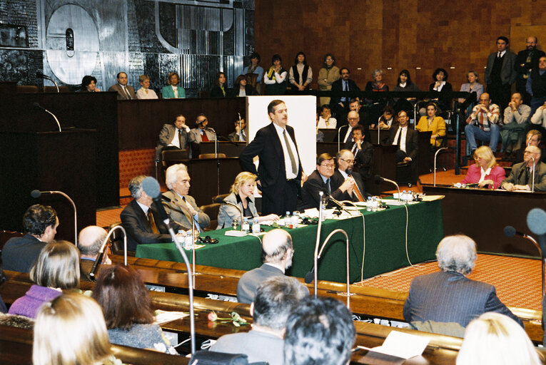 Fotografia 30: Newly appointed Secretary General meets with the EP staff in Luxembourg