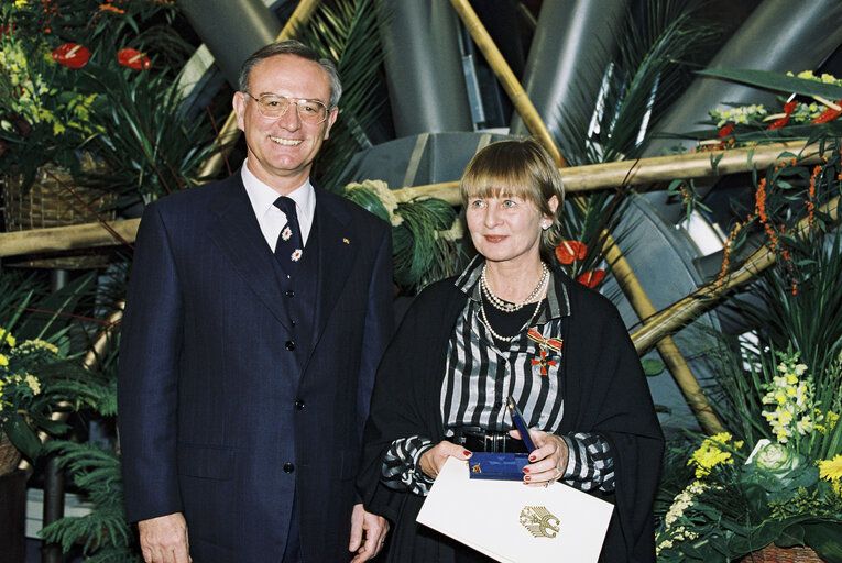 Nuotrauka 18: German MEPs are awarded the German 'Verdienstkreuz' (Merit Cross of the Federal Republic of Germany)