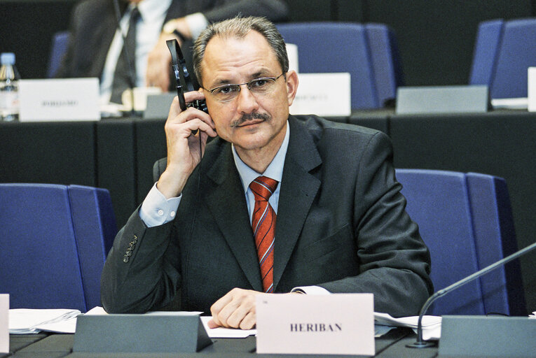 Jozef HERIBAN   at the European Parliament in Strasbourg