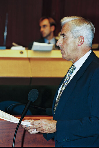 Fotografija 12: Plenary session in Strasbourg - Presentation of the Luxembourg Presidency work programme