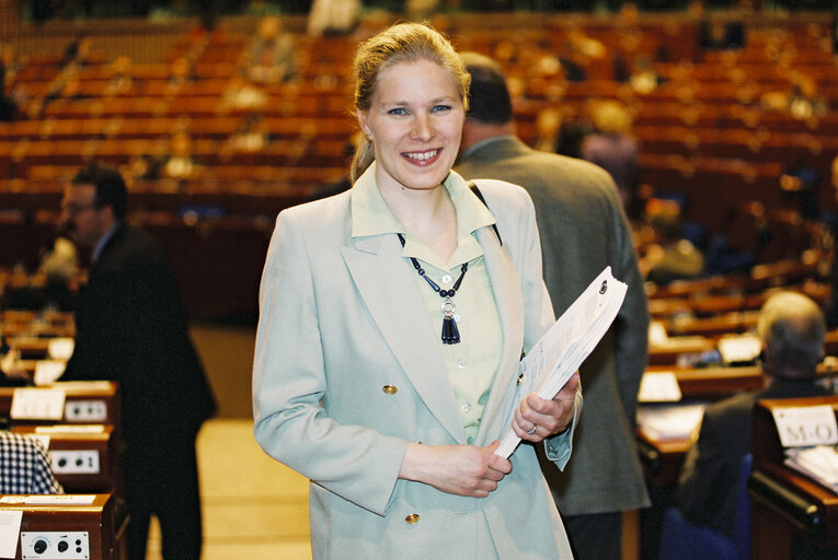 Fotografie 8: MEP Marjo MATIKAINEN-KALLSTROM at the European Parliament in Strasbourg