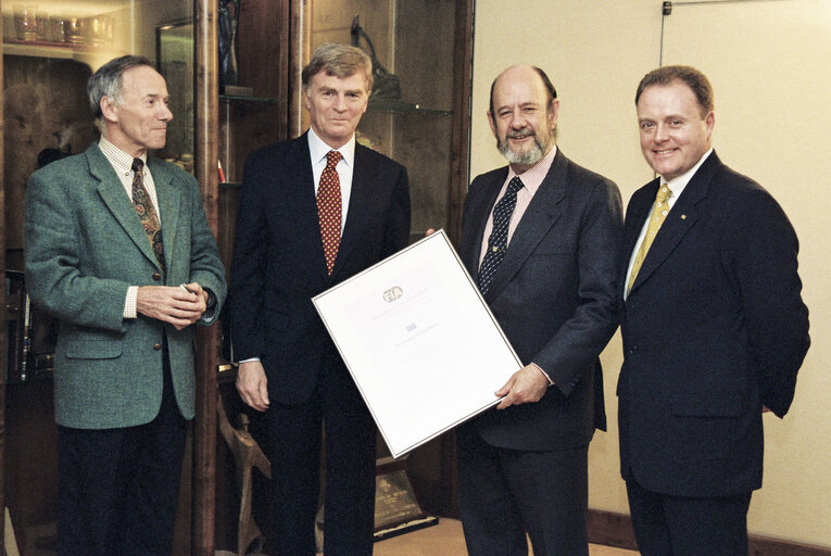 Jose Maria GIL-ROBLES GIL-DELGADO EP President meets with Max MOSLEY, President of Federation Internationale de l'Automobile - FIA