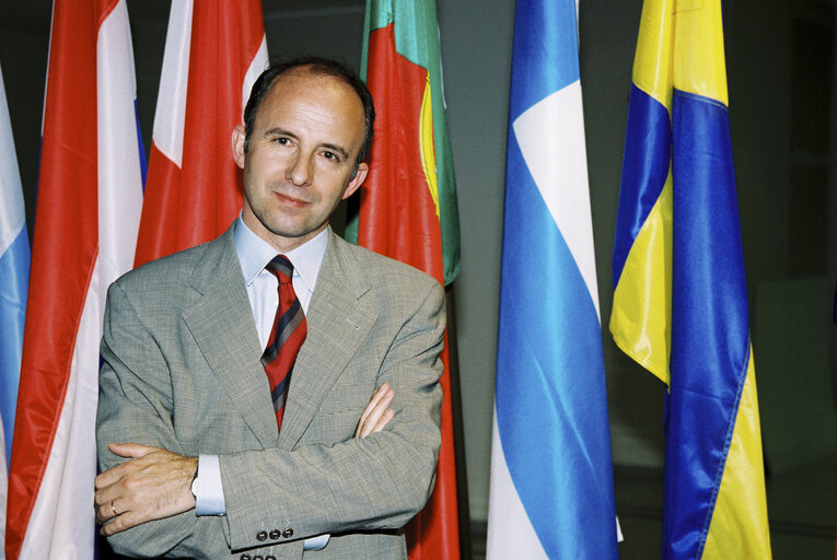 Portrait of MEP Jose Javier POMES RUIZ in Brussels