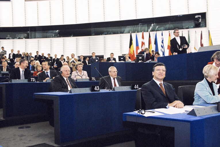 Fotogrāfija 30: Plenary Session at the European Parliament in Strasbourg