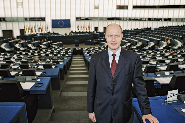 Nuotrauka 15: MEP Carl LANG at the European Parliament in Strasbourg