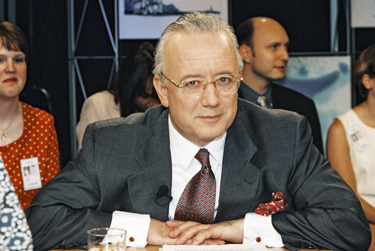 Nuotrauka 5: Interview of MEP Michel-Ange SCARBONCHI at the European Parliament in Strasbourg