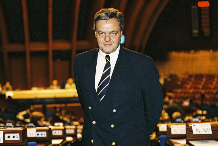 Foto 3: MEP Christoph KONRAD at the European Parliament in Strasbourg