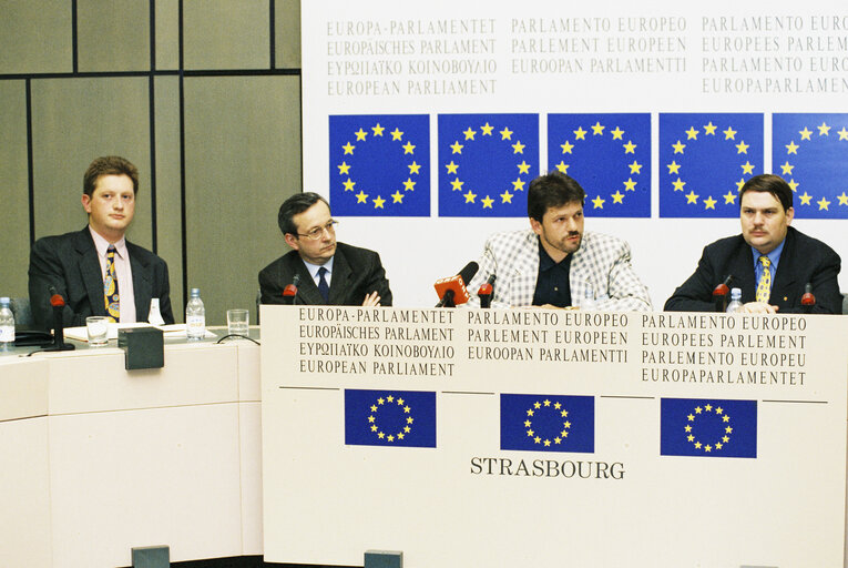 Press conference at Strasbourg
