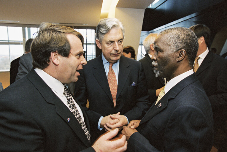 Fotografie 6: Reception for Thabo MBEKI, President of South Africa at the European Parliament in Strasbourg.